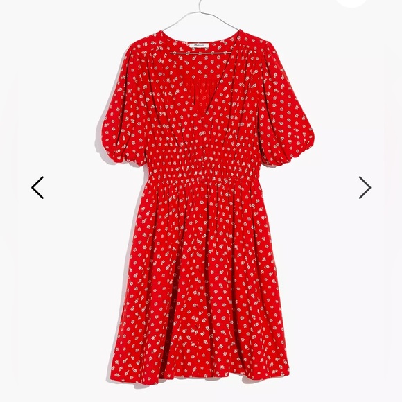 NWT Madewell Sophia Mini Dress in Bandana Flower - Picture 7 of 8